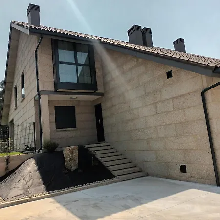 Casa Da Rabeira Con Terraza Barbacoa Y Aparcamiento Cambados